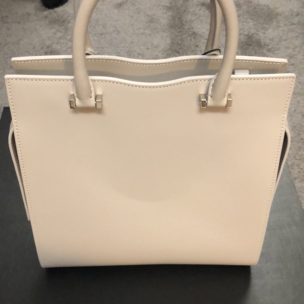 Women’s YSL grey leather tote bag - Picture 5 of 11